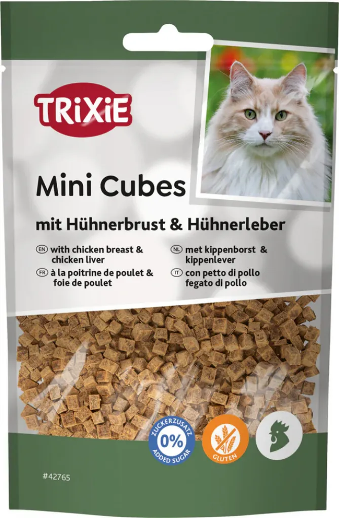 Mini Cubes mit Hühnerbrust & Hühnerleber